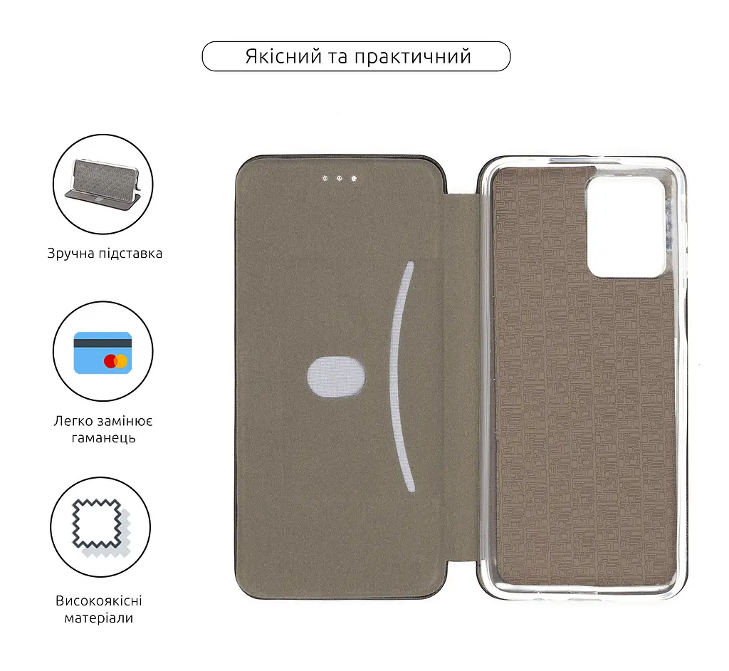 Чехол-книжка для Motorola G54 Power/G64 5G, G-Case, черный, кожаный чехол-книга из экокожи (PU) и TPU, с магнитом, с подставкой и вместительным кардхолдером, противоударный, защита всего корпуса, ArmorStandart (ARM70545) - фото 3