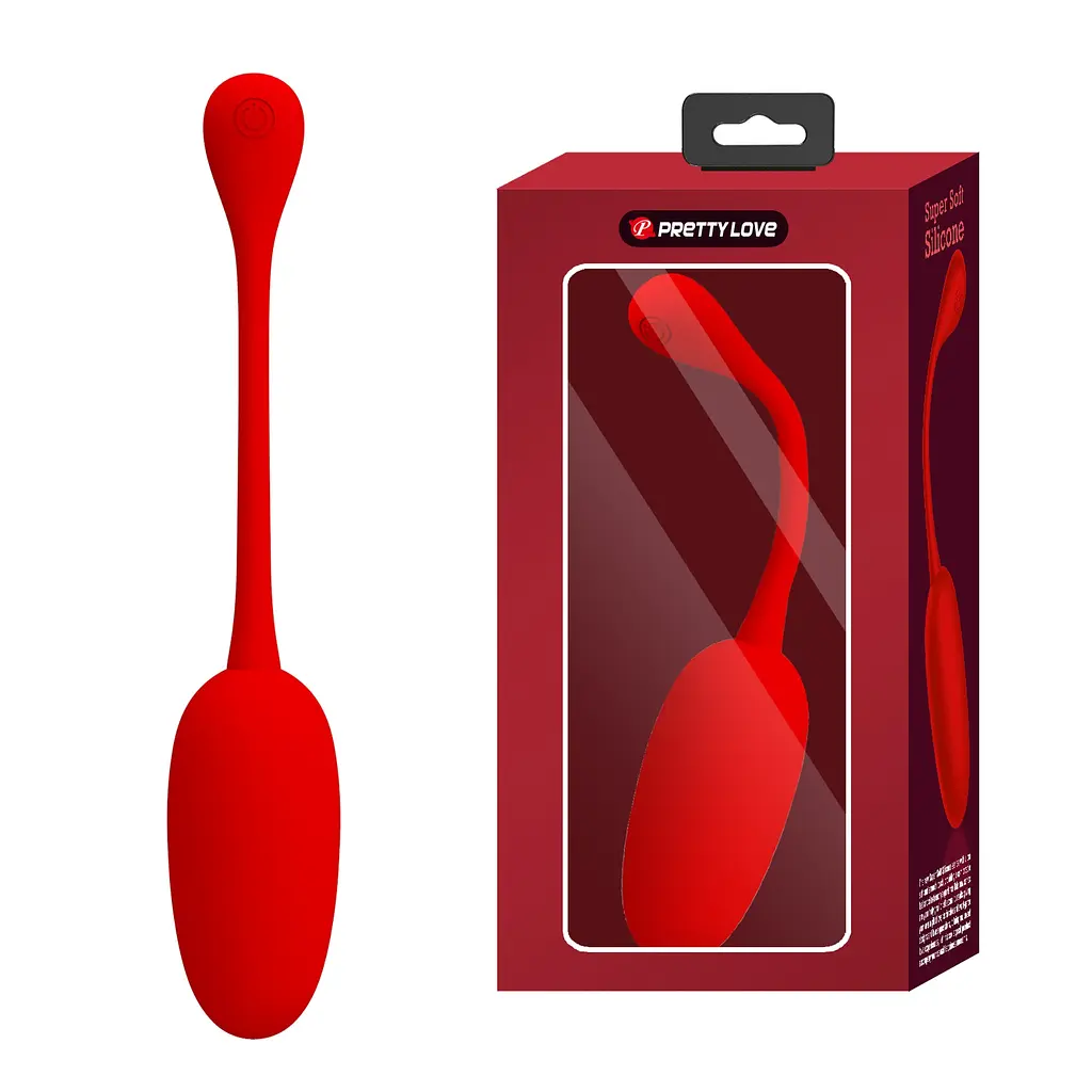 Віброкуля PRETTY LOVE KNUCKER Red, 12 vibration functions Memory function PRETTY LOVE BI-014786-2 98607 - фото 2
