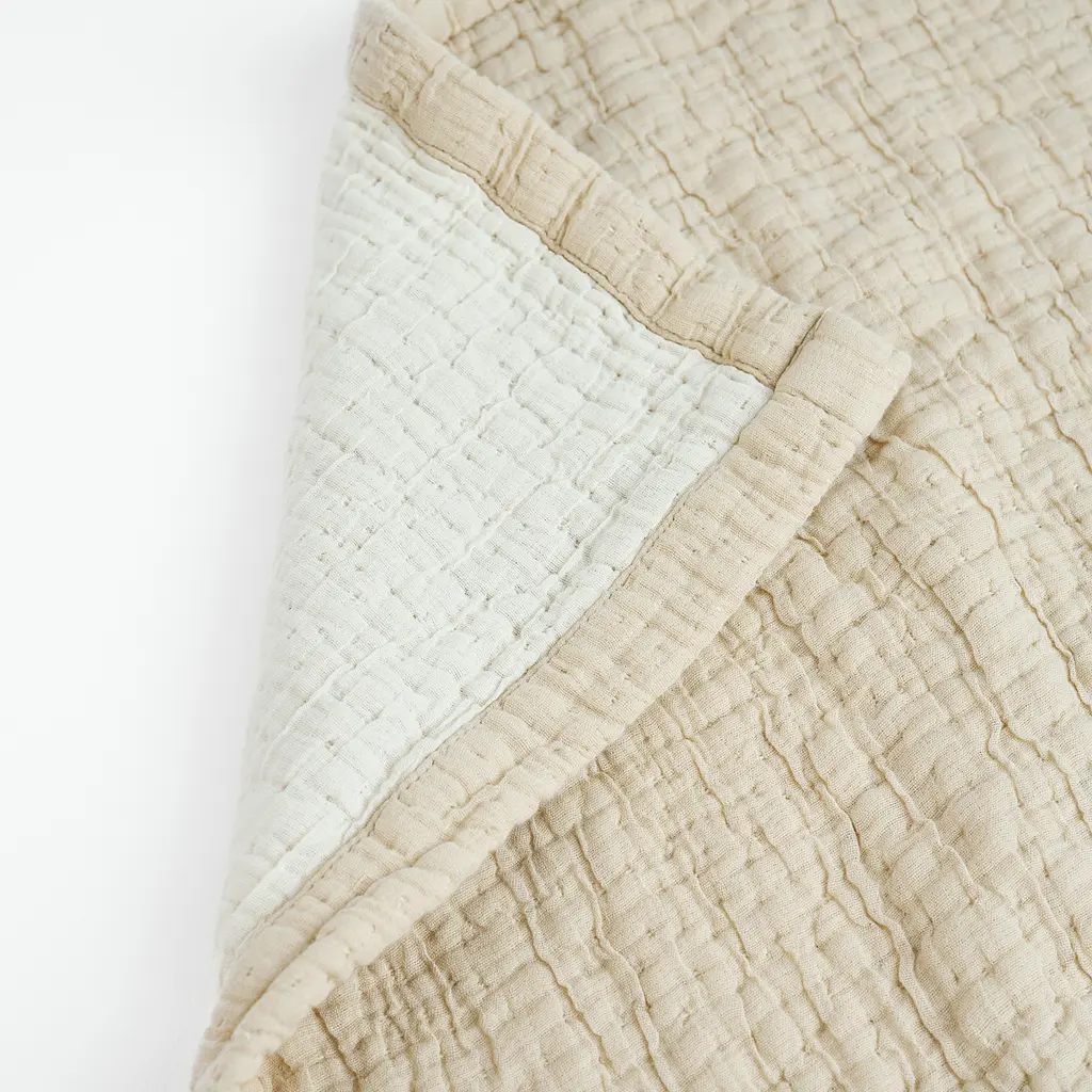 Простынь МВМ My Home Дзен 255x280 см айвори с бежевым (BL-FS-28 IVORY/BEIGE) - фото 4
