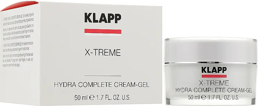 Зволожуючий крем для обличчя Klapp X-treme Hydra Complete, 50 мл - фото 2