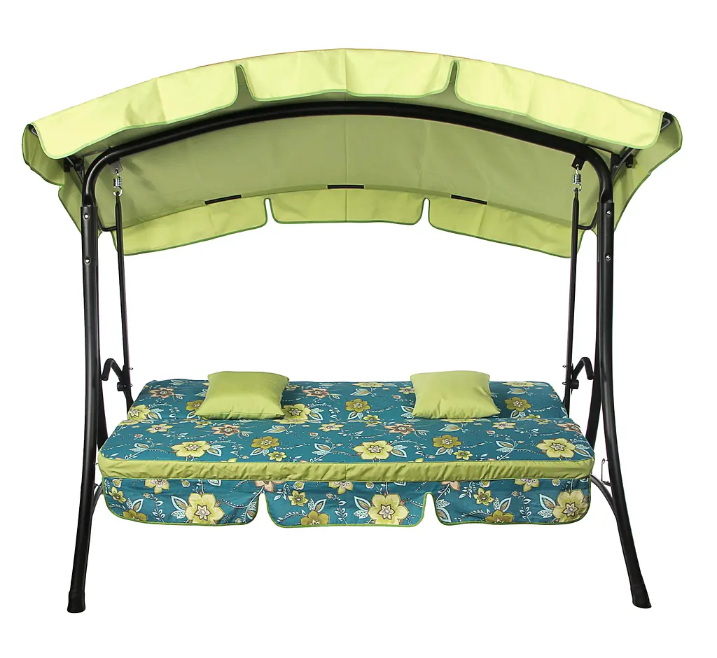 Садовая диван-качалка Ost-Fran Bali, хлопок 7018-117/тексилк 2417 - фото 3