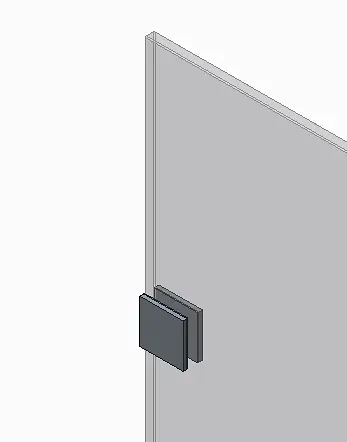Двері в нішу Koer SR SD04-100x200-TR-01 прозоре скло Easy Clean 10 мм, хром KR5386, універсальні, прозорий, хром - фото 2