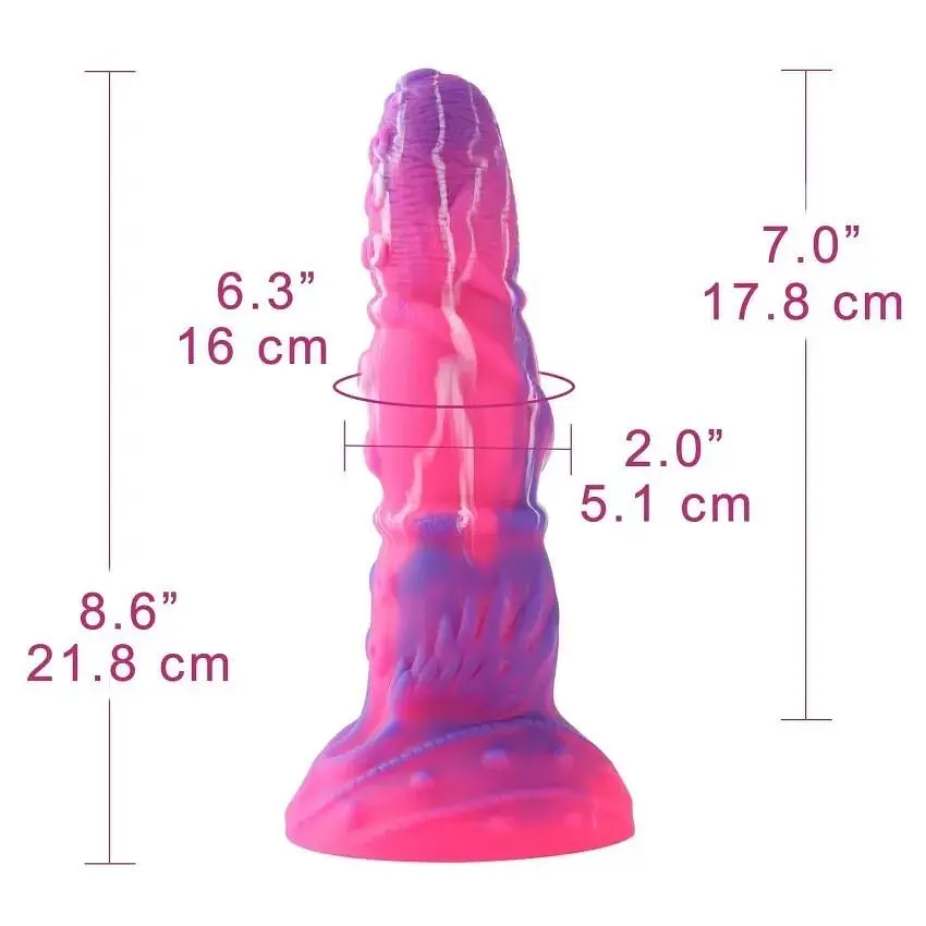Фалоімітатор Hismith Tentacle Silicone Dildo Monster Series KlicLok та присоска для секс-машин - фото 2