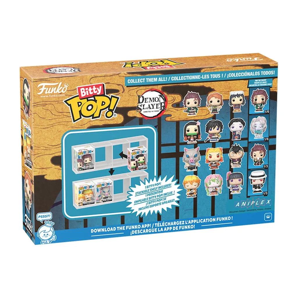 Набір ігрових фігурок BITTY POP! серії "Вбивця демонів" (4 фігурки в ас.) - фото 6
