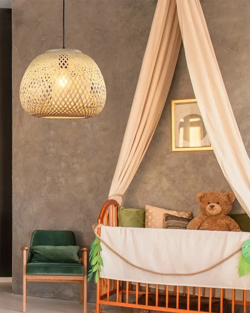 Люстра в стиле бохо, подвесной светильник Goldlux 329196 Zanzibar E27 1x20W IP20 Бежевый - фото 2