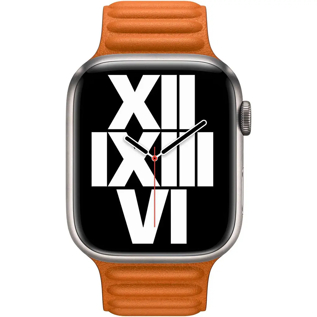 Ремінець Apple Leather Link для Apple Watch 38/40/41mm M/L Golden Brown [ML7L3] [120662] - фото 3