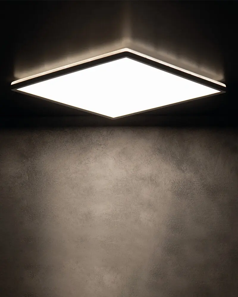 Світильник стельовий Kanlux 31535 Azpo LED 1x22W 3000K/4000K/6000K 2600Lm IP54 чорний - фото 3