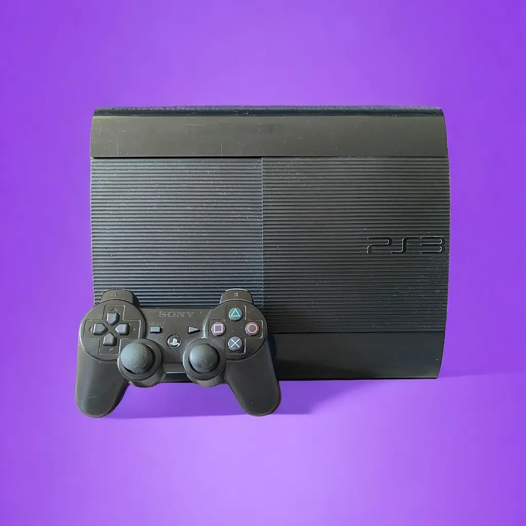 Стаціонарна ігрова консоль PlayStation 3 Super Slim 500 ГБ + 50 ігор, 2 джойстики - фото 3