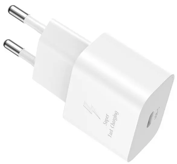 Сітчасте зарядне пристрій XO L167 single USB-C 25W 3A Білий - фото 2