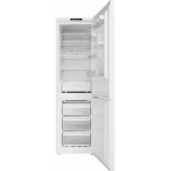 Холодильник Indesit INFC9 TI22W двухкамерный ниж. морозильная камера No Frost инвертор общий объем 367L полезный объем 263L/104L электронное управление LED индикация зона свежести A++ 202.7x59.6x67.8 см White - фото 3