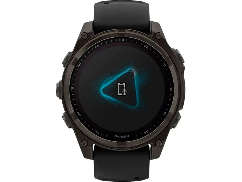 Спортивний годинник Garmin Fenix 8 47mm Solar Sapphire Carbon Gray DLC Titanium w. Black/Pebble Gray S. Band (010-02906-10/11) - фото 2
