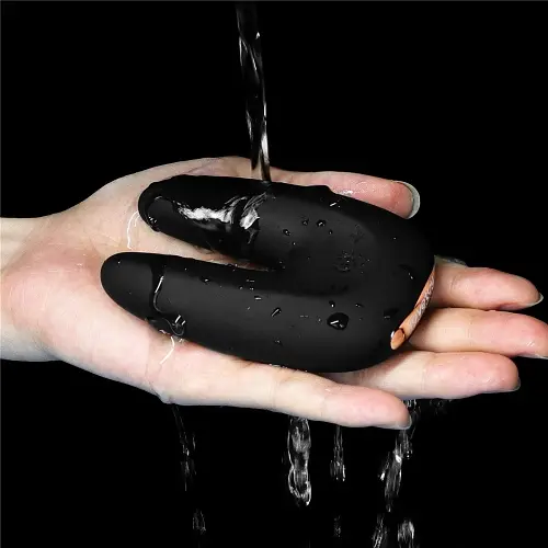 Вібратор Lovetoy O-Sensual Rapture Twin Black Елегантний, 9х6 см - фото 2