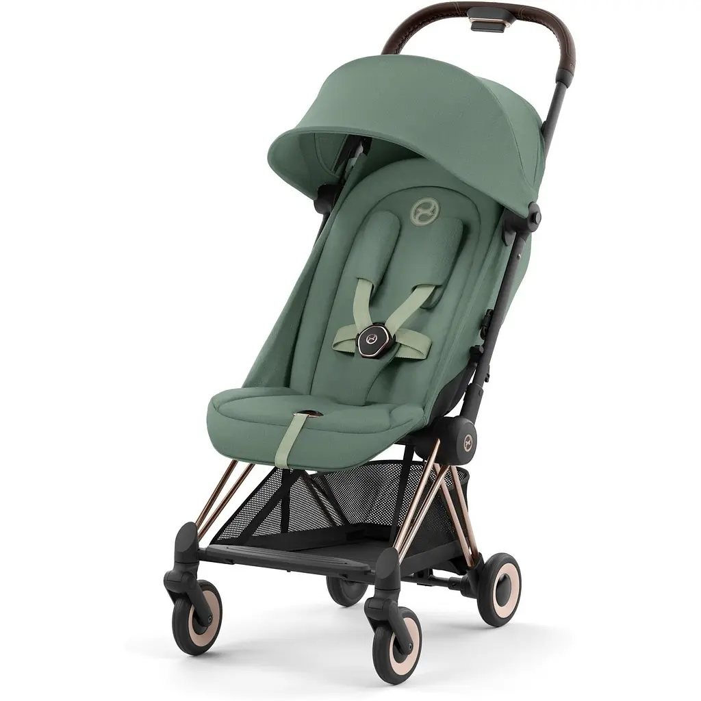 Коляска прогулочная Cybex Coya Rosegold Leaf Green (522004285) - фото 5