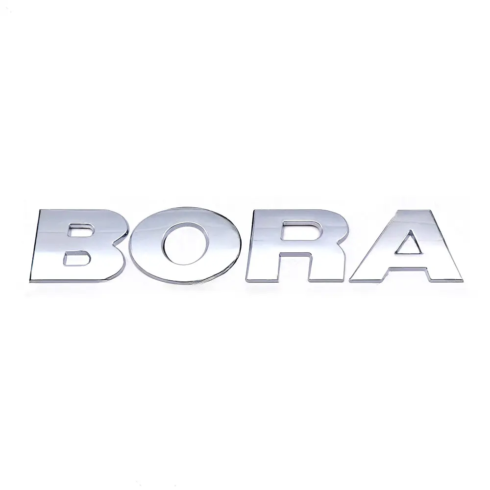Емблема напис BORA для Volkswagen (1998-2020р) Хром 127х22 мм на скотчі (Завод) - фото 2