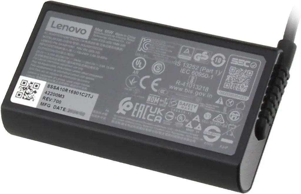 Блок живлення для ноутбука Lenovo Slim USB-C 65W AC Adapter (GX20Z46255) - фото 2
