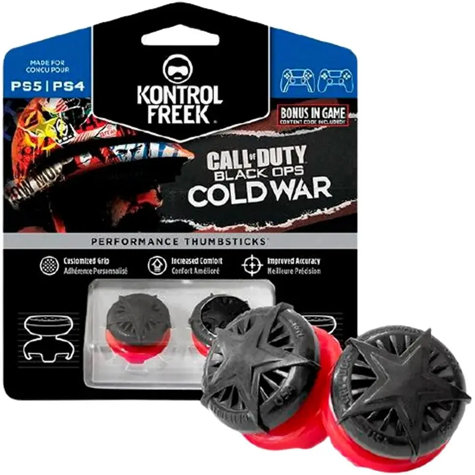 Накладки на стики KontrolFreek: Call Of Duty®: Black Ops Cold War 2-pack for PS4/PS5 [62727] - фото 4