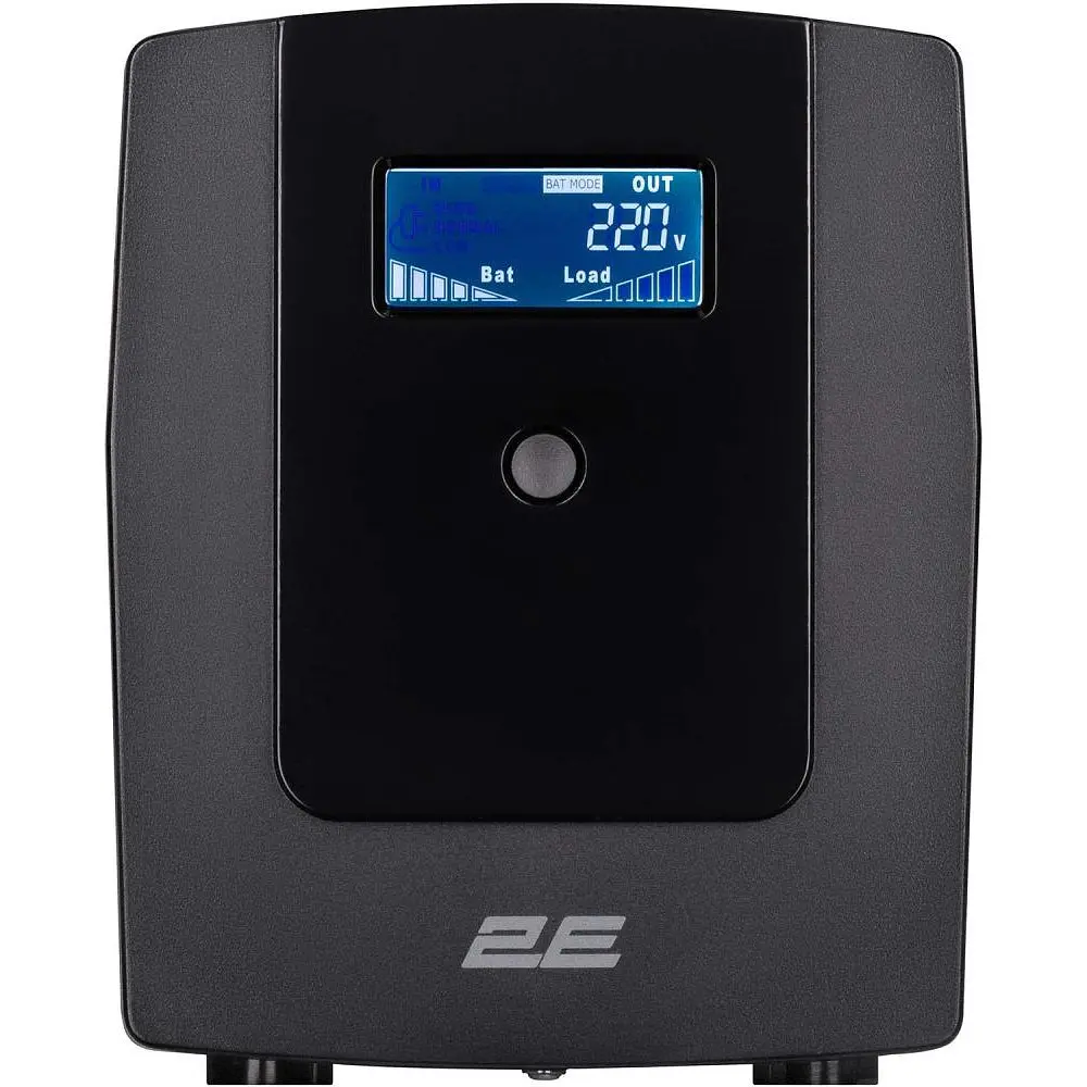 Лінійно-інтерактивний ДБЖ 2E DD1500, 1500VA/900W, LCD, USB, 3xSchuko (2E-DD1500) - фото 2