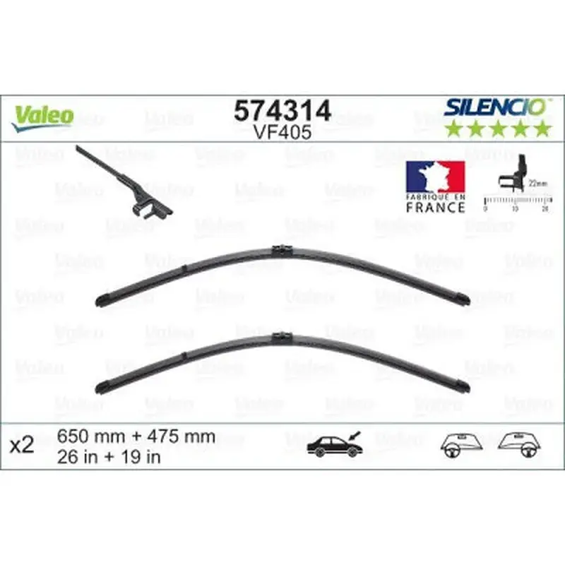 Щітка склоочисника Valeo 574314 - фото 4