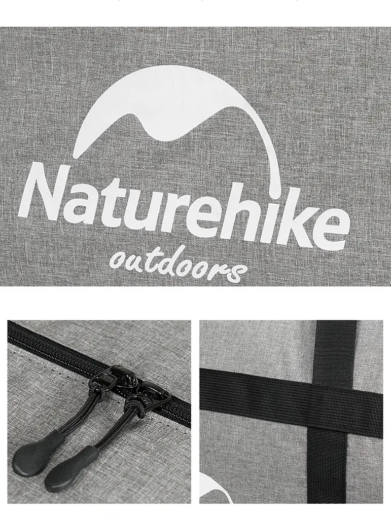 Сумка-баул Naturehike (NH17S021-M) 45л - серая - фото 3