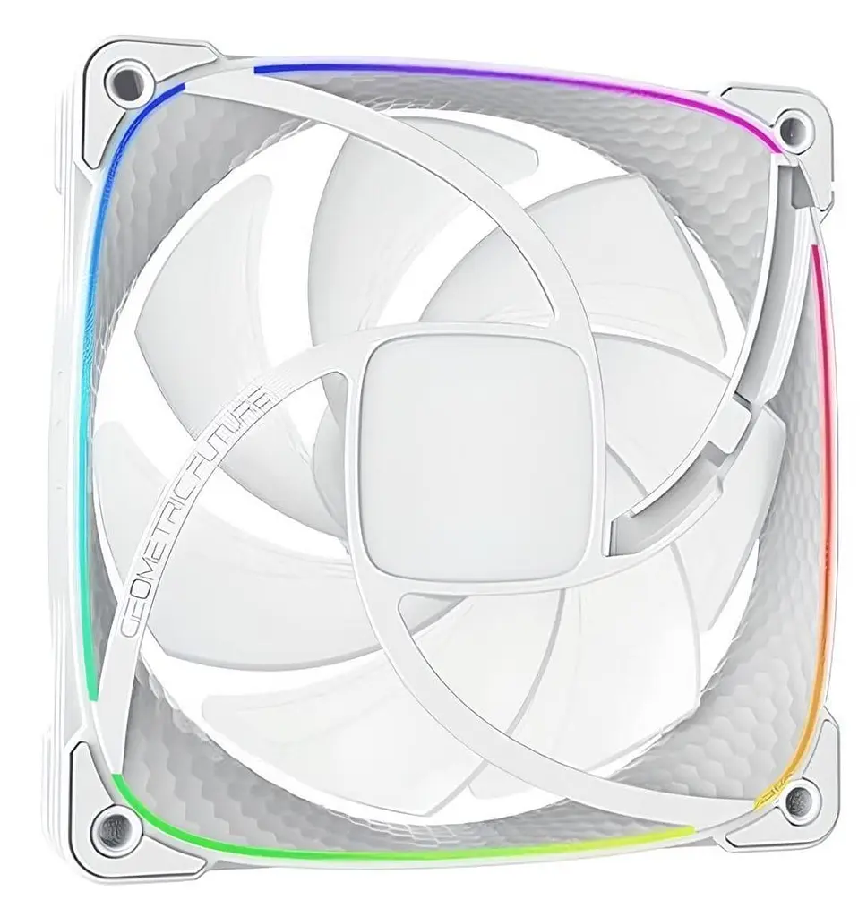 Вентилятор Geometric Future Squama 2503 120mm ARGB (GEO-S2503W-1) White - фото 3