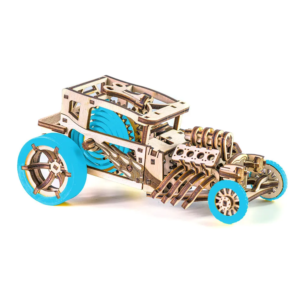 Дерев'яний конструктор "Hot Rod" Time for Machine 32,5х18,8х1,9 см det0006857