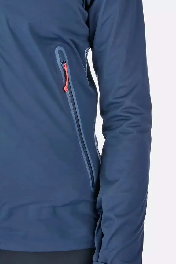 Куртка Rab Kinetic Plus Jacket wmns 10 Темно-синий - фото 4
