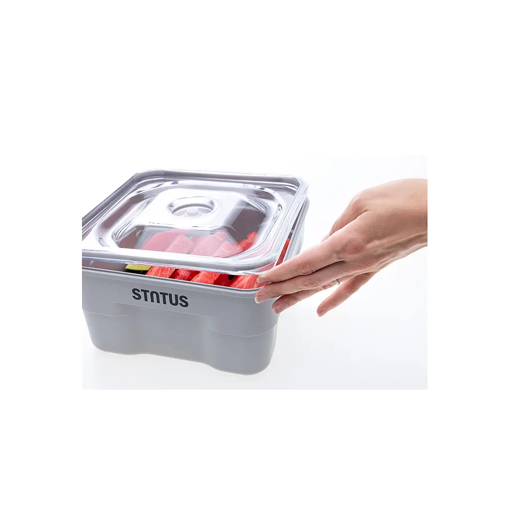 Кришка вакуумна Status вакуумна, серія Gastro з тритану, сіра (178510) - фото 3