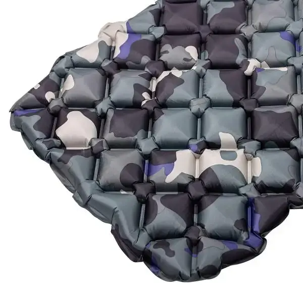 Надувной матрас Lugi из TPU 190х55х3 см с подушкой камуфляж SJ-0084KH - фото 6