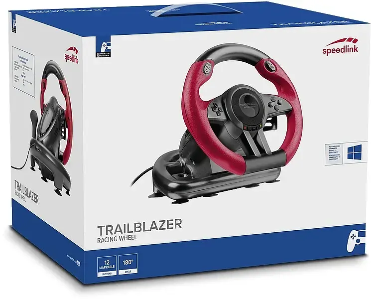 Кермо SpeedLink Trailblazer Racing Wheel for PS4/Xbox One/PS3/PC (SL-450500-BK) Black UA - фото 5