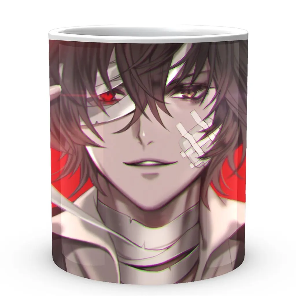 Кружка GeekLand Bungou Stray Dogs Проза Бродячих Псов Дазай BSD 23 330 мл белая - фото 2