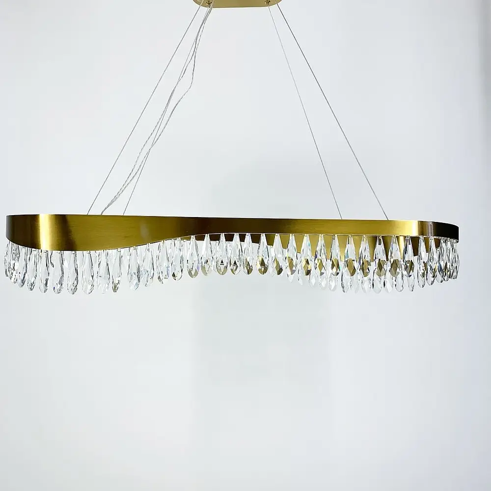 Удлиненная люстра Xavier с хрустальными камнями | Ст. MD9132L-1000 | Line F - фото 4
