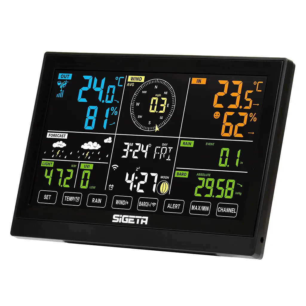 Метеостанція SIGETA SmartMeteo Pro 7-in-1 Wi-Fi (65031) - фото 2