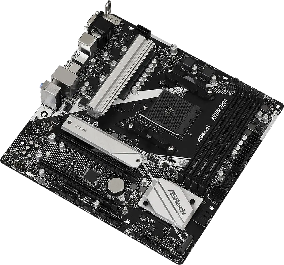 Материнська плата ASRock A520M Pro4 Socket AM4 (A520M Pro4) - фото 2