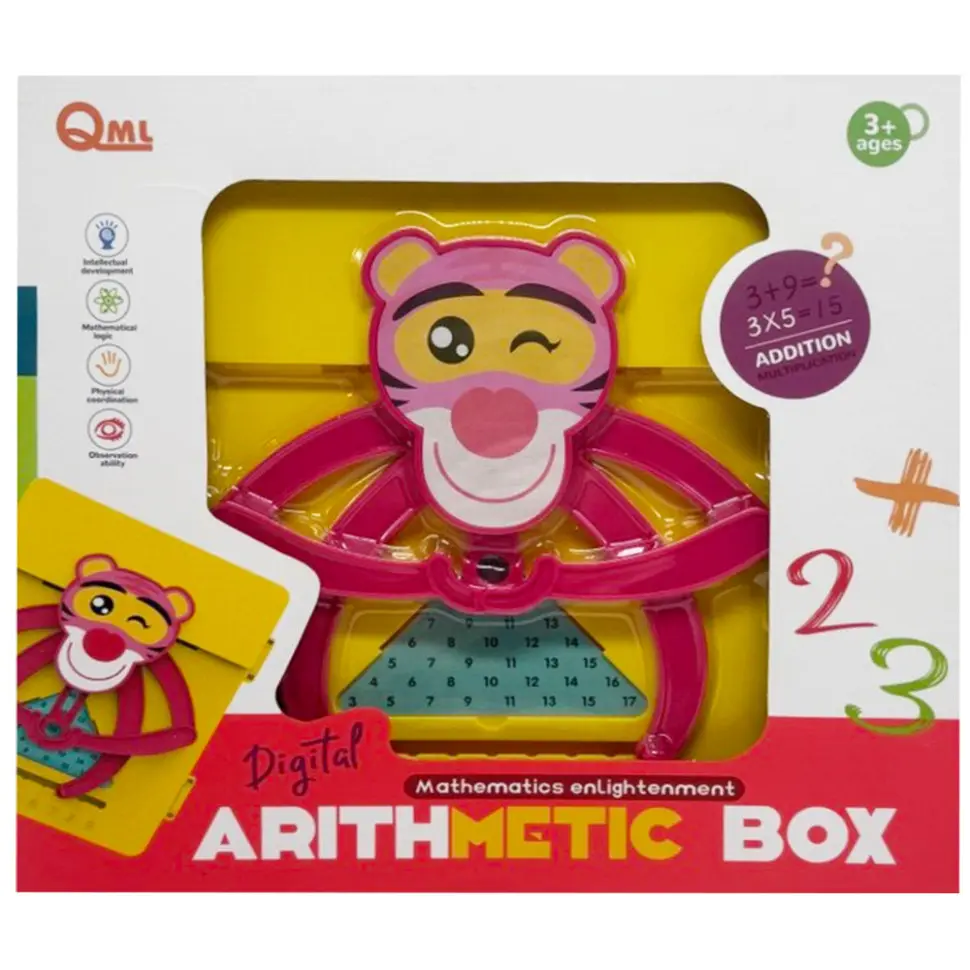 Розвивальна математична гра "Arithmetic box" Bambi M9G(Pink)
