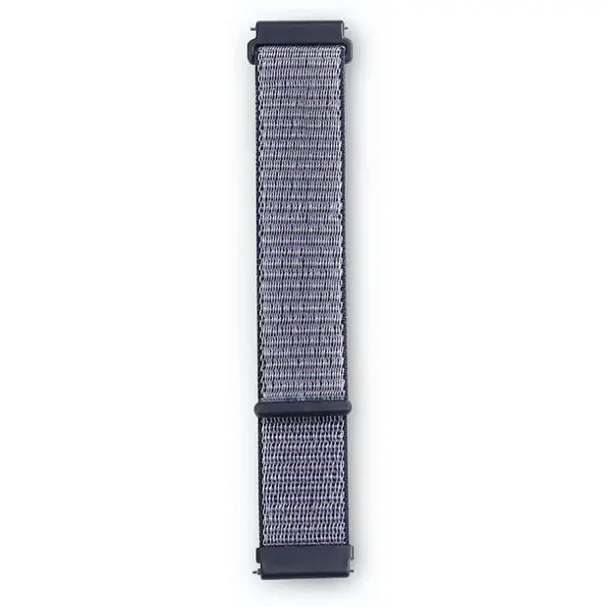 Ремінець DK CDK для Huawei Watch GT 3 Pro 43mm 20mm Nylon Sport Loop (012415) (midnight blue) - фото 2