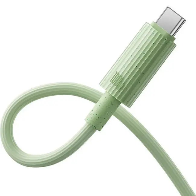 Кабель Baseus Habitat Series Fast Charging Cable USB to Type-C 100W 2m P10360203631-01 Green - фото 3