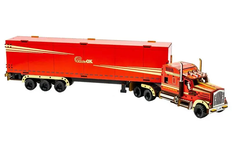 Конструктор Puz-00952 "Wood Truck", дерев'яний PuzzleOk - фото 4