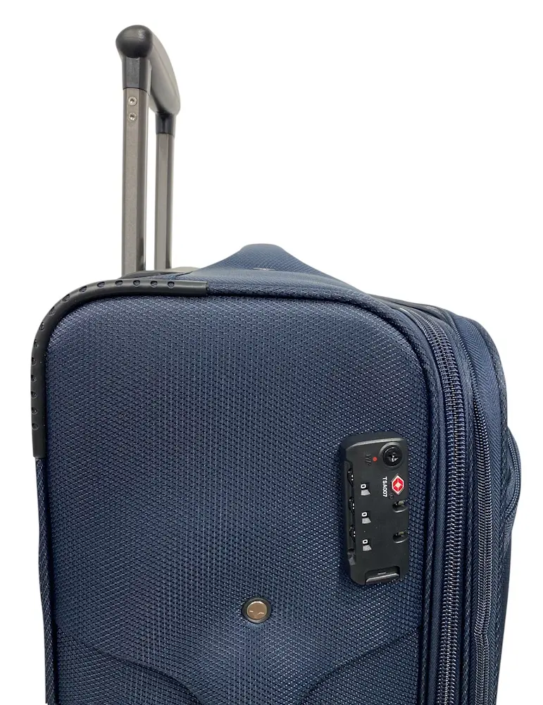 Валіза Worldline Airtex 621 великий 110 л Поліестер Темно-синій - фото 4