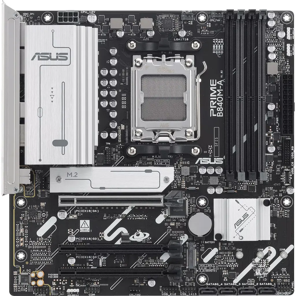 Материнская плата Asus Prime B840M-A-CSM (90MB1J10-M0EAYC) [147082] - фото 2