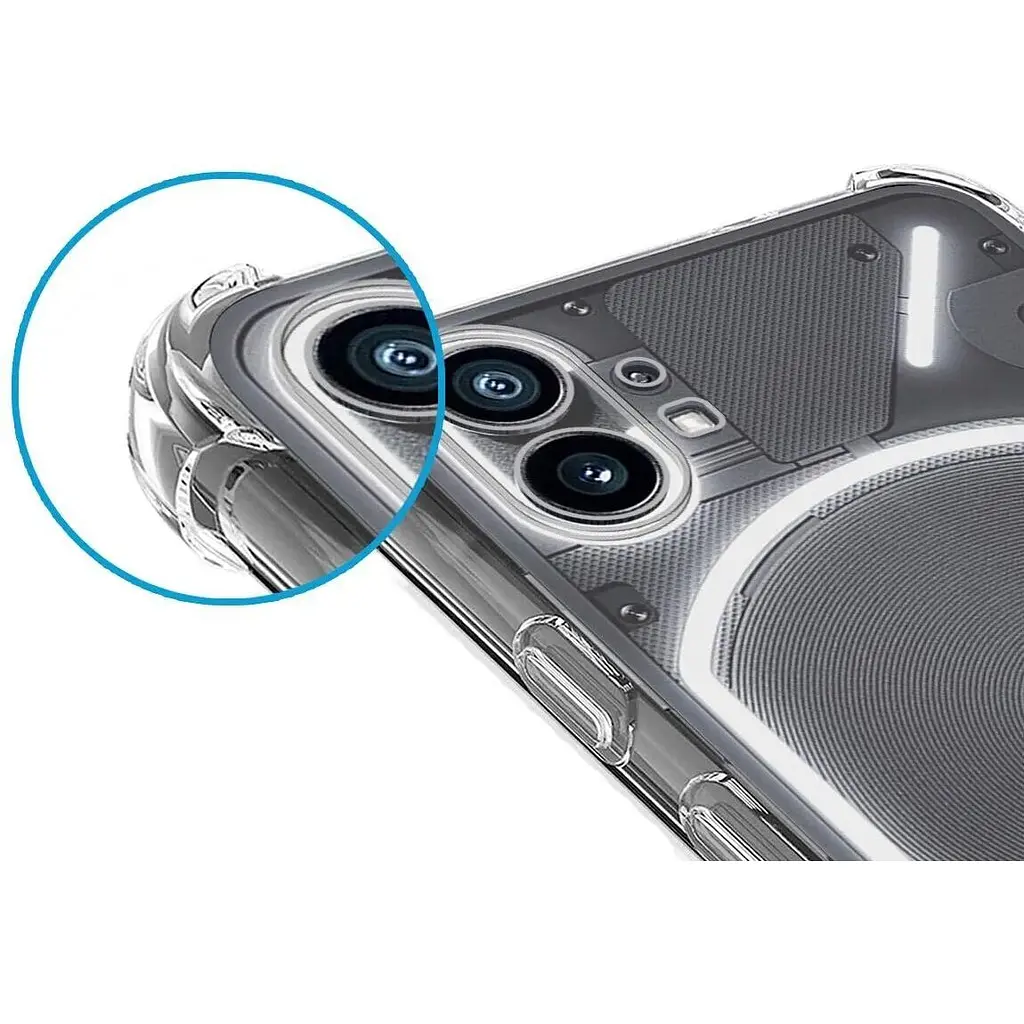 Панель BeCover Anti-Shock для Nothing Phone (1) Clear (709349) - фото 3