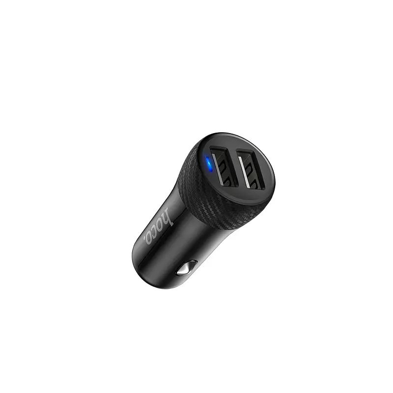 Автомобільний зарядний пристрій Hoco Z21 Car Charger 2USB 3.1A Black [69325] - фото 3