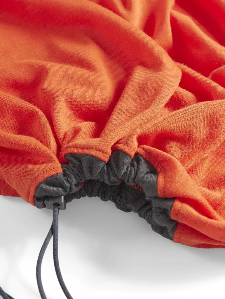 Вкладыш в спальник Sea to Summit Reactor Extreme Sleeping Bag Liner, Standart, Mummy w/ Drawcord 198 Оранжевый - фото 4