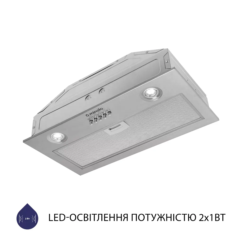 Витяжка повновбудована Minola HBI 5204 I 700 LED - фото 5
