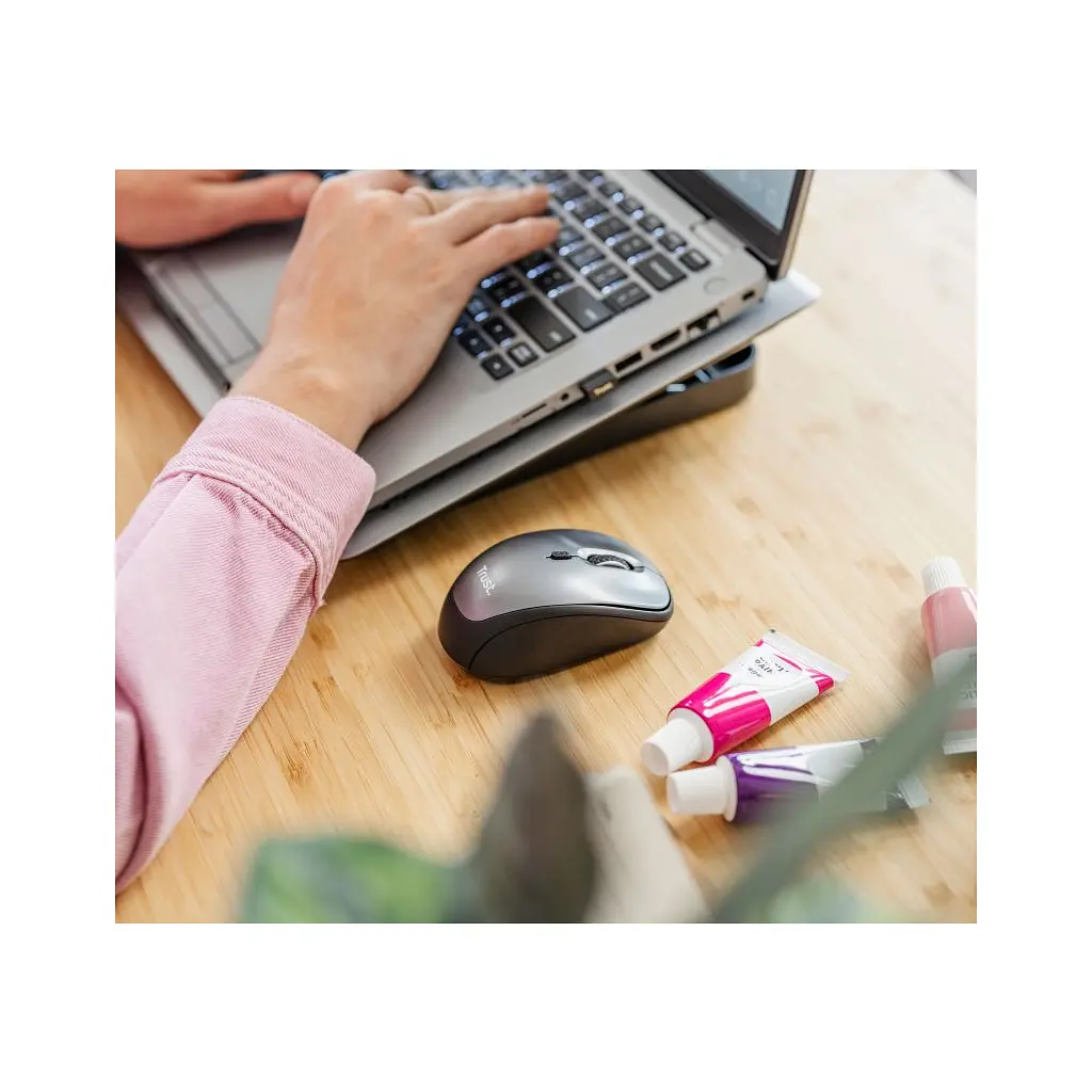 Мышка Trust Yvi+ Silent Eco Wireless Black (24549) - фото 7