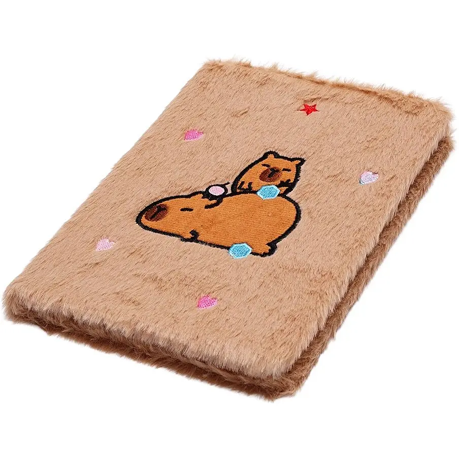 Блокнот А5 ZiBi Capybara 7 Kids Line плюшевый клетка 80 листов (ZB.700021) - фото 8
