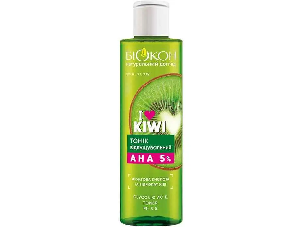 Тонік для обличчя БІОКОН 200мл I love kiwi Відлущувальний