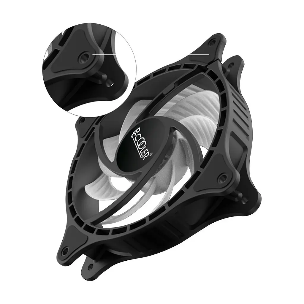 Кулер до корпусу PcCooler FX 120 ARGB BK 3in1 - фото 7