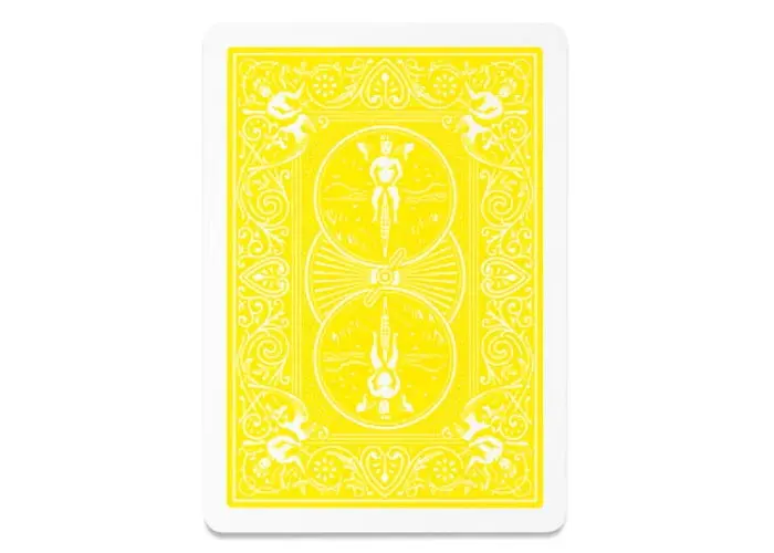 Карти гральні United States Playing Card Company Bicycle Rider Back Yellow deck (09421) - фото 2