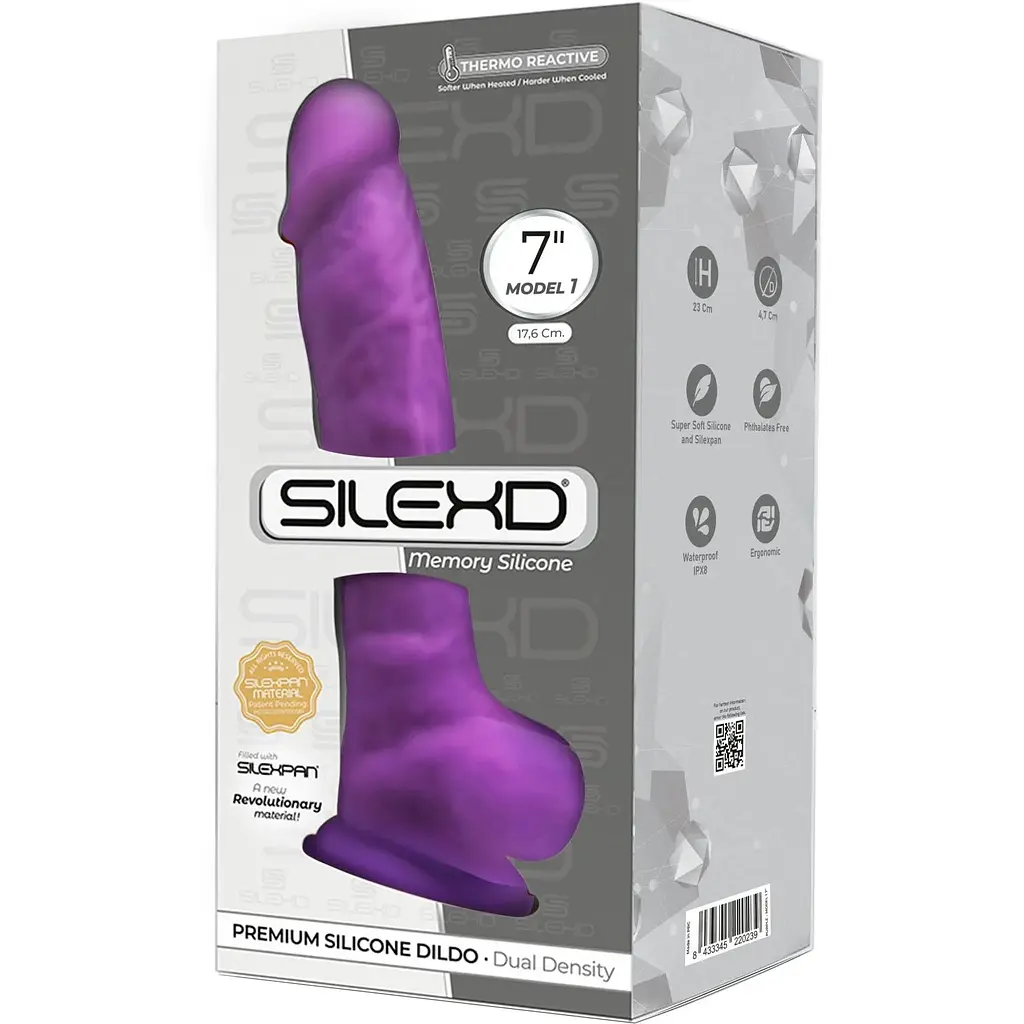 Фалоімітатор SilexD Johnny Purple - фото 2