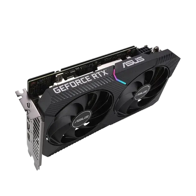 Відеокарта GeForce RTX 3060 Ti 8GB Asus Dual V2 OC Mini LHR (DUAL-RTX3060TI-O8G-MINI-V2) Б/В - фото 2